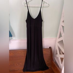Black Tank Maxi Dress - Large